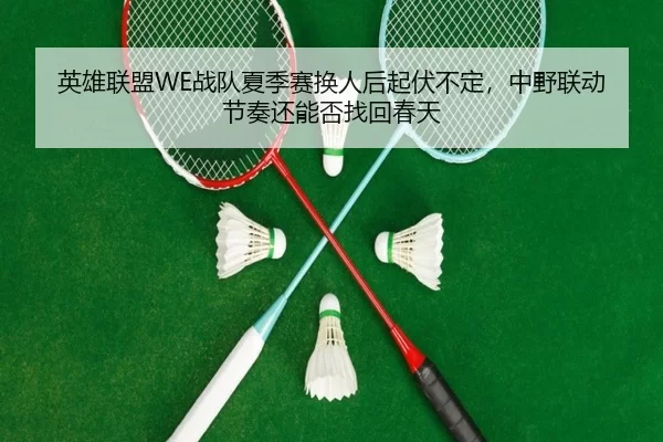 英雄联盟WE战队夏季赛换人后起伏不定，中野联动节奏还能否找回春天